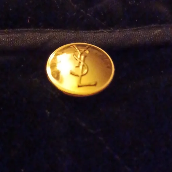 BLACK VELVET YSL POUCH - Picture 2 of 4